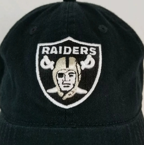 Oakland Raiders NFL Reebok L Black Fitted Ball Cap - Picture 13 of 13